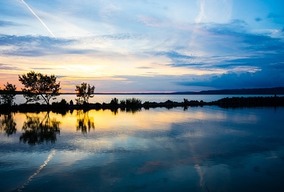 Balaton am Abend