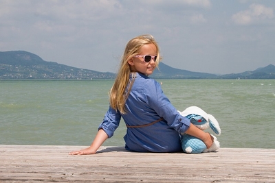 Child at Lake Balaton